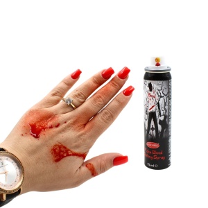 Spray, sânge fals, pentru Halloween, 75 ml