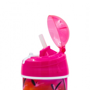 Sticlă apă pentru copii model flamingo 500ml - Img 2