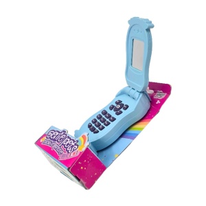 Telefon mobil, de jucărie, cu sunete, pentru copii, culoarea albastru, Genie Pets