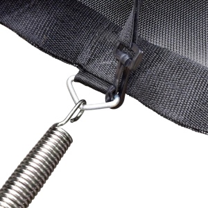 Trambulină de grădină Jumi, MOTION, 240 cm, cu plasă de protecție și scară, culoare albastru