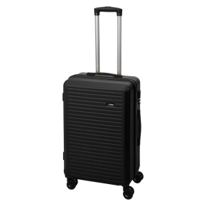Troler ProWorld cu roți 360°, 60 litri, negru
