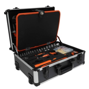 Trusă de scule si accesorii, 88 piese FX Tools – Troler cu set complet de scule, organizare profesională