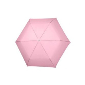 Umbrelă extra slim, UV50+, Perletti, culoarea roz pudrat