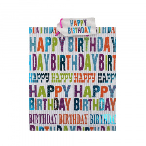Punga cadou hartie XL BIRTHDAY SMART