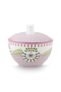 Zaharniță porțelan, Pip Studio, Tiles Lilac, 300 ml, colecția Lily&Lotus