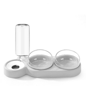 2-in-1 Automatic Bowl for Dogs and Cats with Water Dispenser, 38 cm, eCarla, KOT30