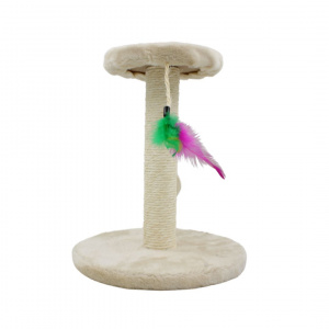 Ansamblu de joacă alb pentru pisici 31x26cm