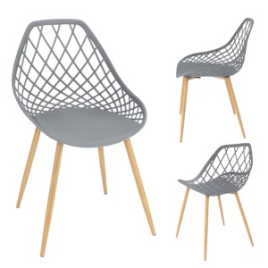 Scaun de grădină ARANDA, Jumi, gri – design modern, rezistent la intemperii