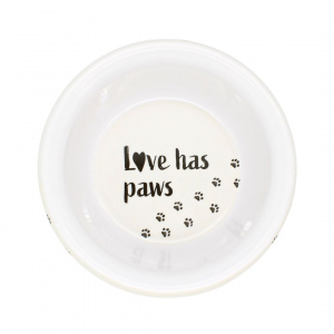 Bol melamină pentru câini 1,5L Love has paws