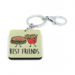 Breloc cu mesaj - Best Friends - Img 2