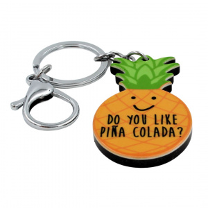 Breloc cu mesaj - Do you like pina colada? - Img 2