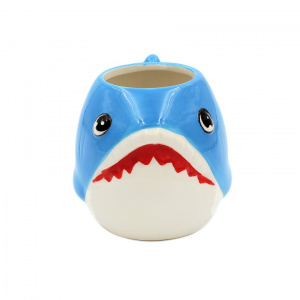 Cană ceramică formă de rechin 250ml