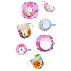 Cană din porțelan, colecția Royal Multi, Bleu, 260 ml, Pip Studio