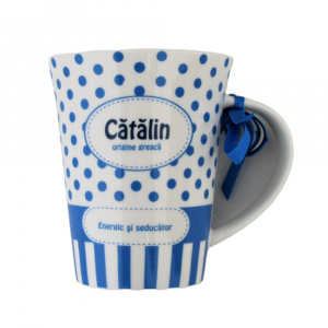 Cana din portelan personalizata Catalin