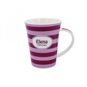 Cană din porțelan personalizată Elena - Img 1
