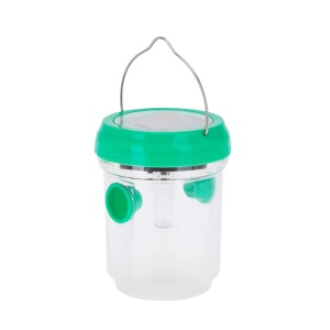 Capcană solară pentru insecte, cu LED, 7x9 cm, culoare verde