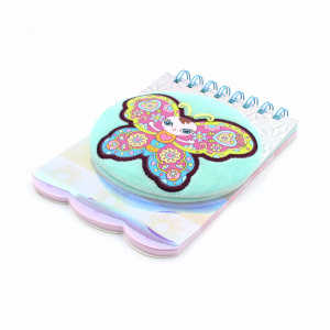 Carnețel 3D, Fluturaș multicolor, 80 pagini - Img 1