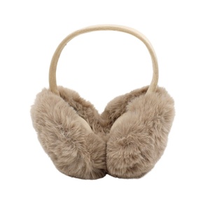 Căști pufoase mărimea XXL, pentru urechi, Antonio, Ø 14 cm, culoarea taupe