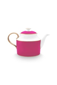 Ceainic din porțelan, Pip Studio, Gold-Pink, 1.8l, colecția Pip Chique