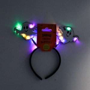 Coroniță de Halloween cu Fantome LED – Design Feeric și Misterios