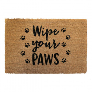 Covor intrare fibră cocos 35x59cm Paws