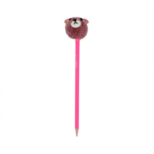 Creion figurina Baby Urs roz 22 cm