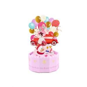 Decorațiune din hârtie Magic Pop-Ups Nuntă - Img 1