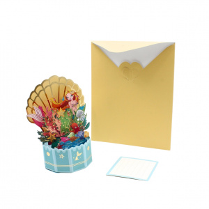Decorațiune din hârtie Magic Pop-Ups Sirenă - Img 3