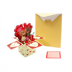 Decorațiune din hârtie Magic Pop-Ups Ursuleți - Img 3