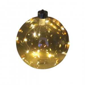 Decorațiune Edelman - Glob auriu, cu leduri