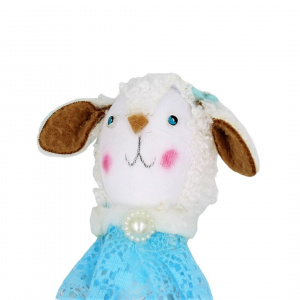 Decorațiune Zooky animăluț oiță cu fustiță bleu - Img 2