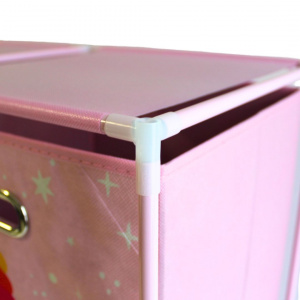 Dulap modular 2 rafturi și 4 cutii depozitare Unicorn - Img 6