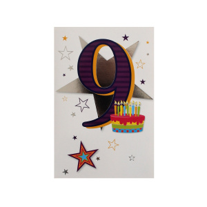 Felicitare aniversara 9 ani