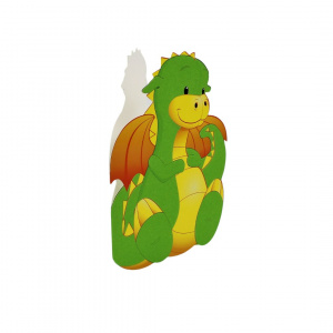 Felicitare Gold Cute Dragon