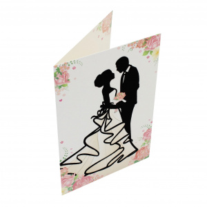 Felicitare Gold Marriage Ceremony