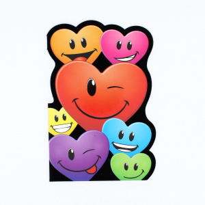 Felicitare Gold Smiling Hearts - Img 2