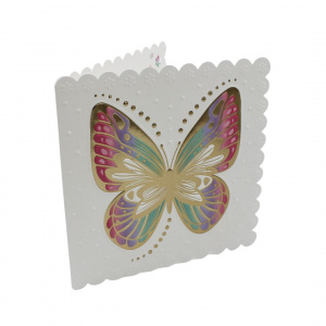 Felicitare Premium Lace Butterfly