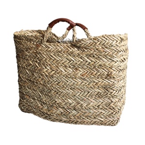Geantă de cumpărături boho, din iută cu decorațiuni, 44 x 30 x 18 cm – Hoff Interieur