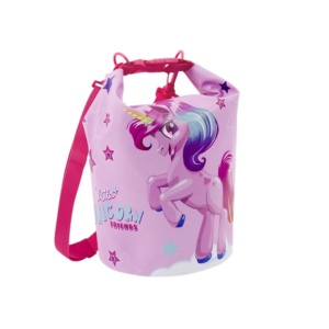 Geantă de plajă impermeabilă, pentru copii, model unicorn, 25x18 cm, Perletti, 5l