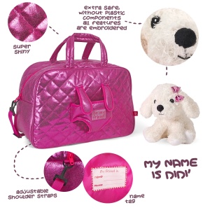 Geantă pentru copii, Perletti, model Cățeluș Didi, 27 cm, colecția Perletti Toys