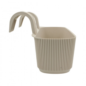 Ghiveci pentru balustradă, 3200 ml, crem