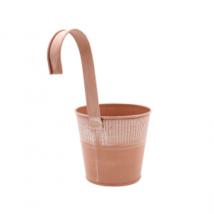 Ghiveci roz 12,5 cm pentru balustradă - Img 2