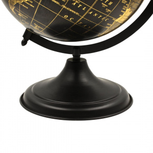 Glob decorativ metalic bază neagră 25cm