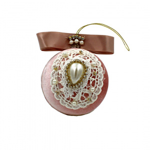 Glob DECORIS culoarea rose din catifea