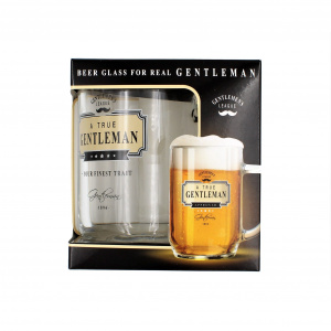 Halbă de Bere "Your finest trait" - 500 ml - Ambalată în Cutie Cadou