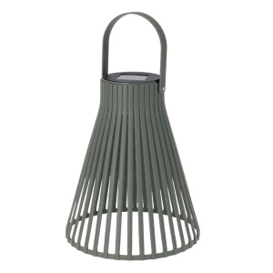 Lampă solară decorativă, cu LED, cu agățătoare, 24 cm, culoare kaki
