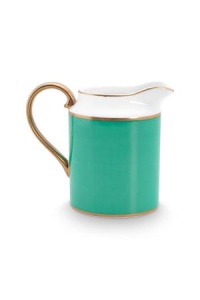Cană pentru lapte, Pip Studio, Gold-Green, 260ml, colecția Pip Chique