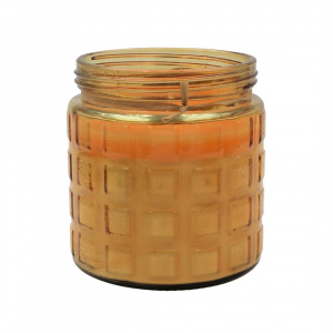 Lumânare parfumată portocaliu cu citronella anti-insecte - Img 3