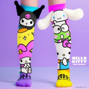 Madmia Fantasy Hello Kitty & Friends 3D colorful long socks for girls aged 6–99
