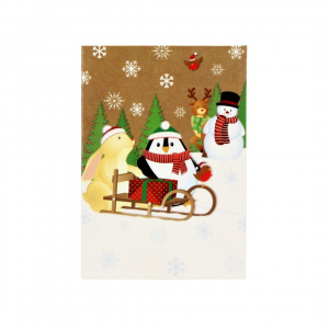 Mini felicitare Craft Christmas